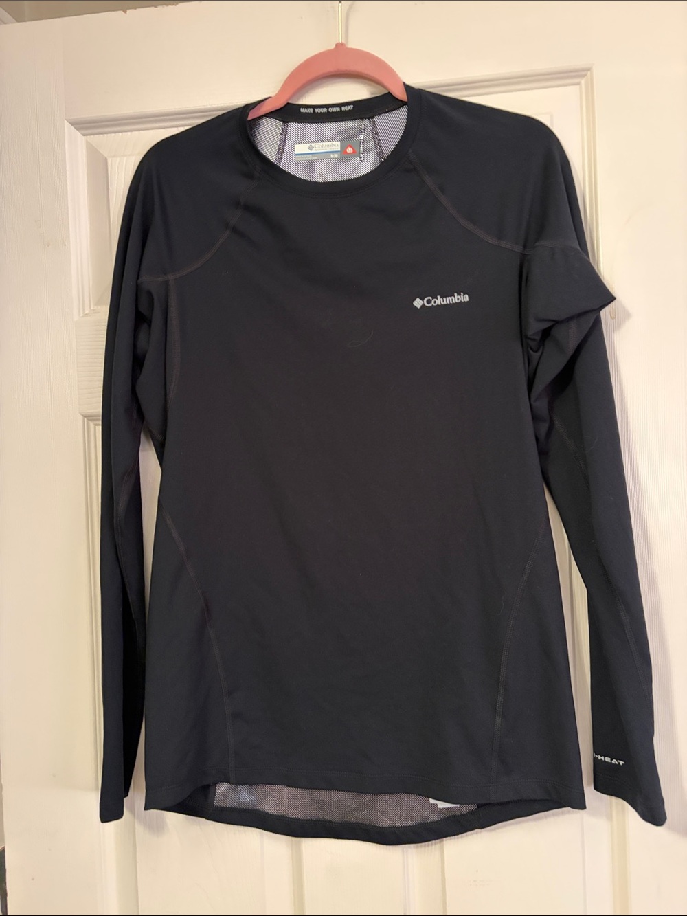 Columbia Omni-Heat Black Long Sleeve Performance Top